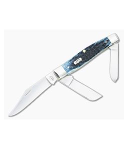 Case Large Stockman Pocket Worn Mediterranean Blue 51861