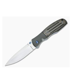 John W. Smith Custom 4" Fighter Lightning Strike Carbon Fiber Zirconium
