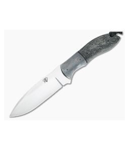 Aaron Frederick Custom Fixed Blade Marbled Carbon Fiber CPM-154