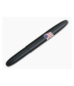 Fisher Space Pen American Flag Emblem Black Bullet Space Pen 600B-AF