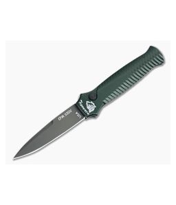 Piranha P7 Miniguard Tactical PVD S30V Green Button Lock Automatic