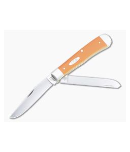 Case Trapper Smooth Orange Synthetic Handle 80500