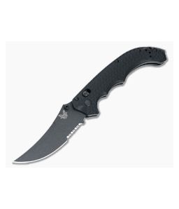 Benchmade 865SBK Mini Bedlam Black G10 Serrated
