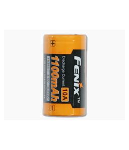Fenix ARB-L18-1100P Rechargeable 18350 1100mAh 3.6V High-Drain 10A Protected Lithium Ion (Li-ion) Flat Top Battery