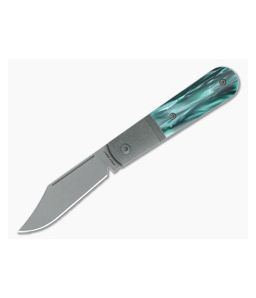 Jack Wolf Knives Gunslinger Jack Titanium Checkered Flipper