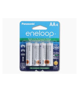 Panasonic Eneloop AA Rechargeable 2000mAh 1.2V NiMH Batteries (4 Pack)