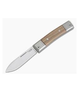 LionSteel BestMan Drop Point M390 Santos Wood Modern Traditional Slip Joint BM2-ST