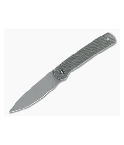 CIVIVI Stylum Dark Green Canvas Micarta Detent Slip Joint Front Flipper C20010B-C