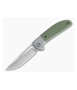 CIVIVI Trailblazer XL Satin D2 Bolstered OD Green G10 Slip Joint Folder C2101A