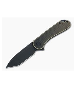 CIVIVI Elementum Tanto Black Brass Black Stonewashed D2 Liner Lock Flipper C907T-A