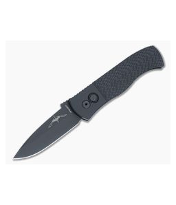Protech Emerson CQC-7 Auto Black 20CV Spear Point Jigged Handle