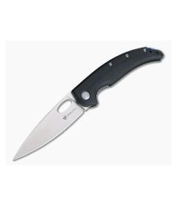 Steel Will Sedge Mini Satin D2 Black G10 Liner Lock Folding Knife F19M-10