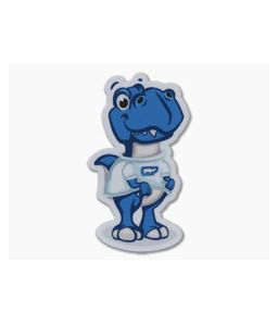 GPKNIVES T-Rex in a T-Shirt Sticker