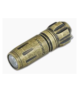 Olight i18 Brass USB-C Rechargeable Keychain Flashlight