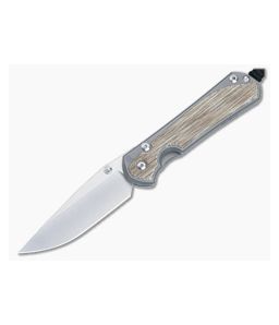 Chris Reeve Large Sebenza 31 Glass Blasted Natural Micarta
