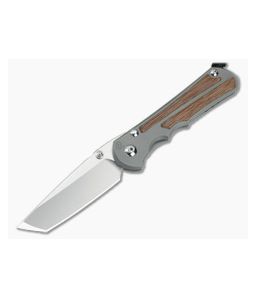 Chris Reeve Large Inkosi Tanto Natural Micarta Glass Blasted