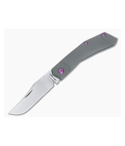 Jack Wolf Knives Mini Cyborg Jack Titanium Purple Hardware