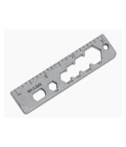 Qerim 37 Rulgo 3 Inch SAE Wallet Sized Titanium Ruler 024