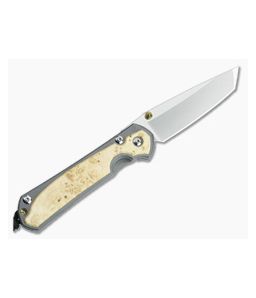 Chris Reeve Small Sebenza 31 Left Hand Tanto Box Elder