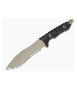 Spartan Ronin Shinto FDE S45VN Black Canvas Micarta Kydex Sheath Fixed Blade 47DEBKKYTN