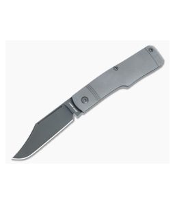 Jack Wolf Knives Sharpshooter Jack Slip Joint Titanium Smooth Reverse Tux SHARP-02-TI-REV-TUX