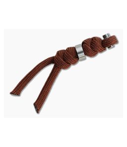 Chris Reeve Small Inkosi Lanyard Rust with Silver Bead
