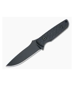 Spartan Blades Alala Black 1095 Black Micarta Silver Line Fixed Blade SBSL004BKBK