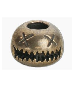 Audacious Concept Smiley Bead Small Bronze Lanyard Bead SMS-BRZ-STW