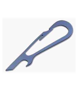 SK Knives Large DeCAPitator Blue Titanium Bottle Opener