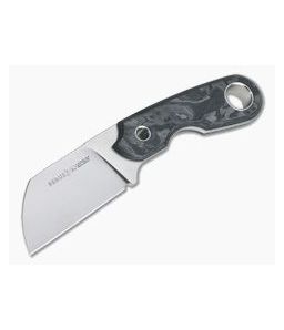 Viper Berus 2 Rumici Sheepsfoot Satin M390 Marbled Carbon Fiber Fixed Blade VT4014FCM