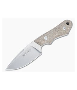 Viper Handy Natural Micarta Fixed Blade Stonewash Magnacut VT4040CN