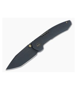 WE Knives Trogon Black Stonewashed 20CV Black Titanium Frame Lock Folder WE22002B-2