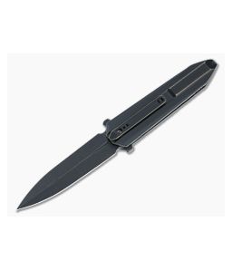 WE Diatomic Flipper Bronze/Black Titanium Handle Black Stonewashed 20CV S/E Dagger Blade 22032-1