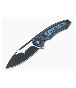 WE Knives Hyperactive Vanax Folder Arctic Storm Fat Carbon Inlays WE23030-3