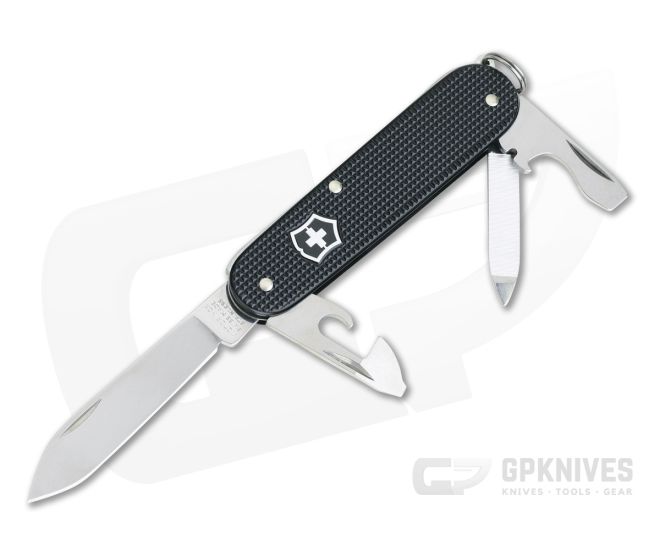 Victorinox Cadet Black Alox Swiss Army Knife For Sale