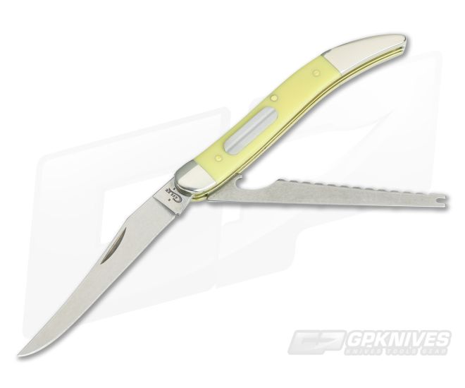  Case Yellow Fishing Pocket Knife : Tools & Home