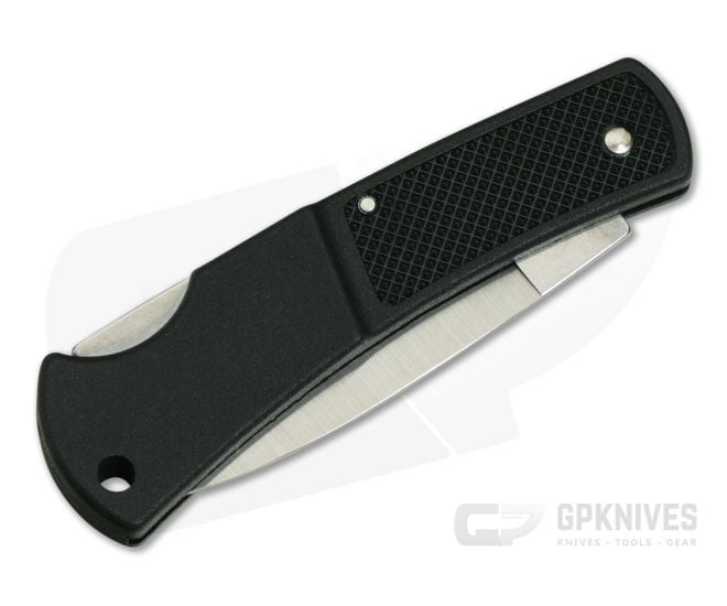 Case Caliber Black Synthetic Small Lockback 00156 Knife For Sale
