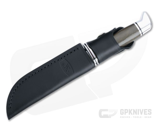 Buck 105 Pathfinder Pro S35VN Green Micarta Clip Point