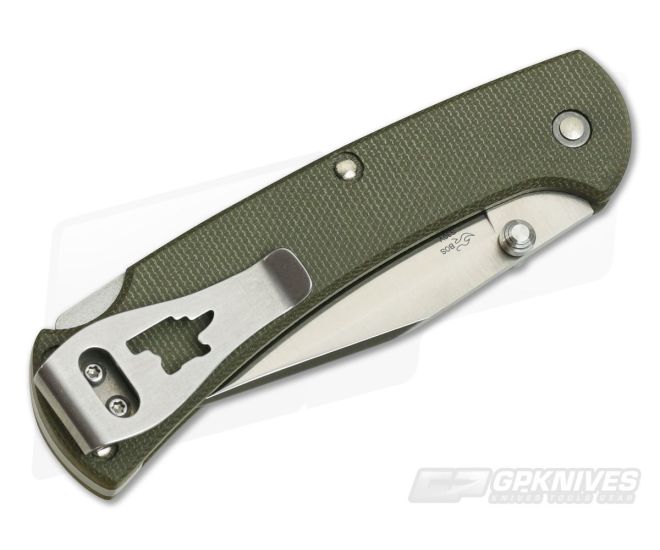 Buck 112 Slim Pro Ranger OD Green Canvas Micarta S30V