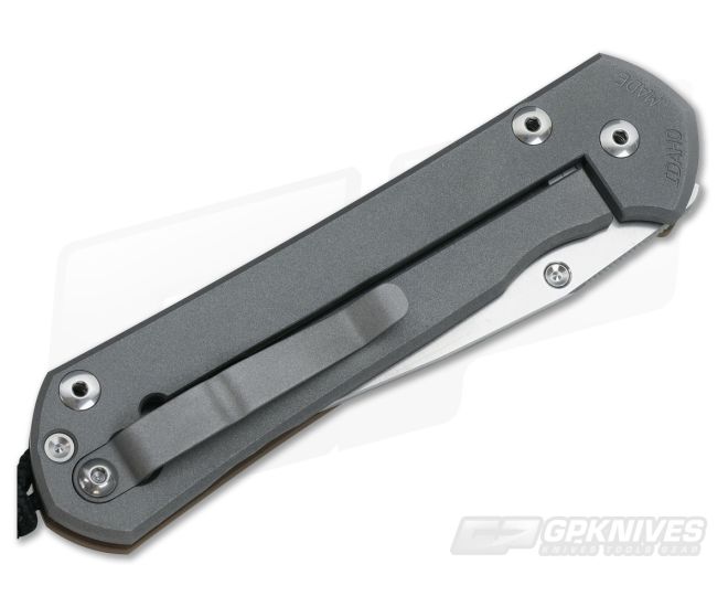 Chris Reeve Large Sebenza 21 Cross Hatch PVD Computer Graphic