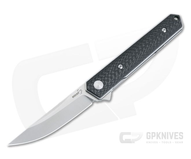 Boker Burnley Mini Kwaiken Carbon Fiber D2 IKBS Flipper