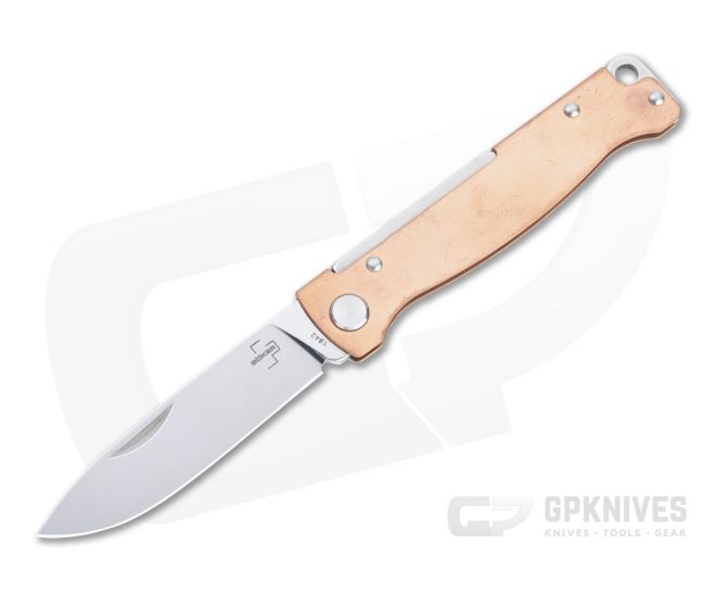 Boker Plus Atlas Copper 12C27 EDC Slip Joint Folding Knife