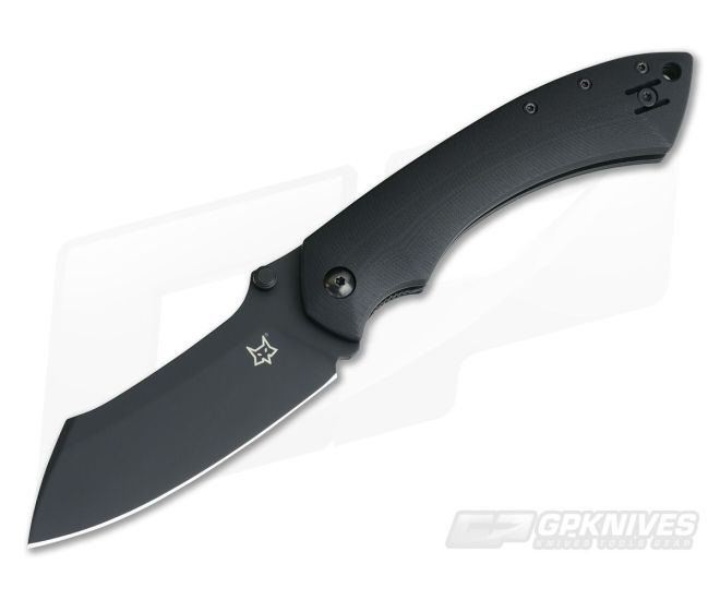 Fox Knives Kmaxrom Pelican Black N690 Black G10 Liner Lock