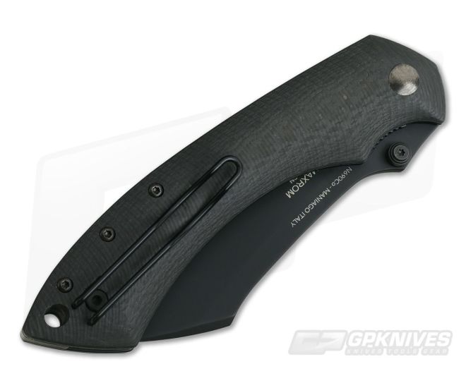 買い誠実 Fox Knives Kmaxrom Pelican Black N690 Carbon Fiber Liner アクセサリー