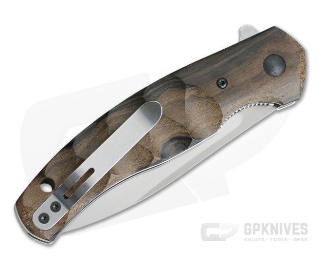 Fox Knives Ziggy 308ZW Anso Design Ziricote Wood Satin