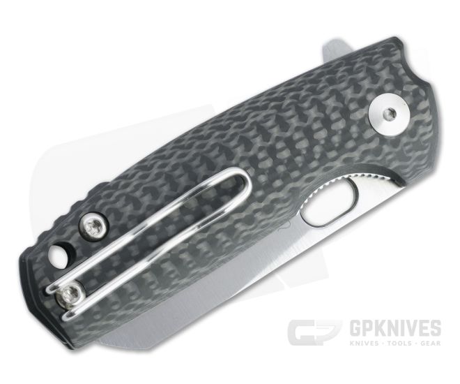 Fox Knives Baby Core Flipper Satin M390 Carbon Fiber Folding Knife