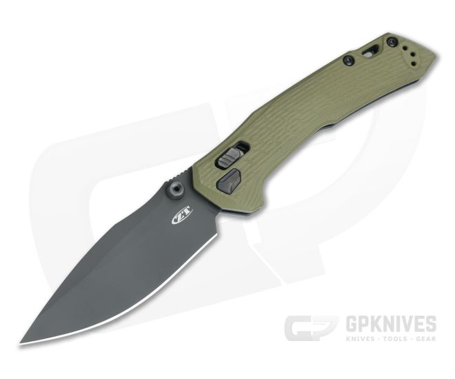 Zero Tolerance 0203 - Black PVD CPM-M4 - Olive Green Handle