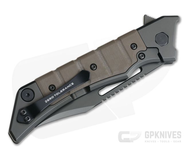 TOM Zero Tolerance 0223 Tim Galyean Brown G10 DLC 20CV Frame
