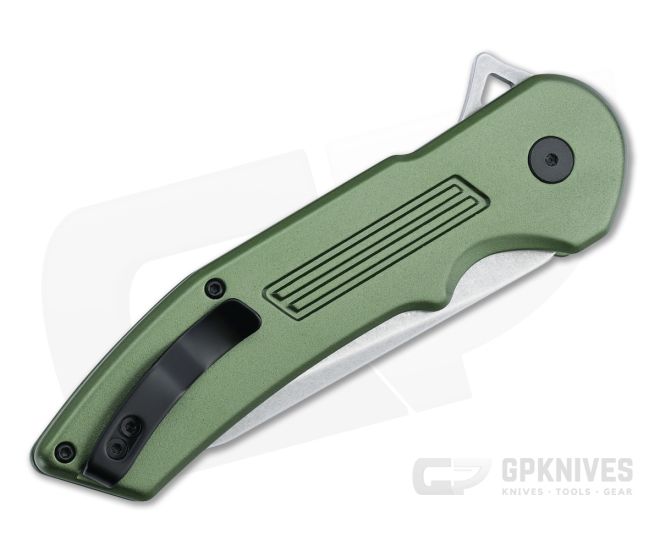 Buck 262 Hexam Assist Reverse Tanto OD Green Aluminum SUR