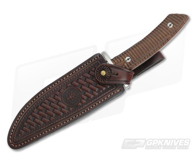 Boker Arbolito Esculta Ebony Wood Fixed Knife 02BA593W fo sale